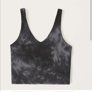 Abercrombie Tie-Dye Contour V-Neck Tank - new with tags